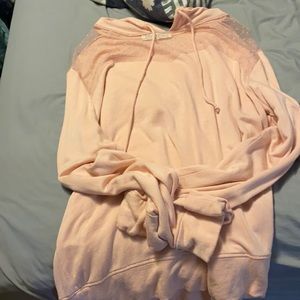 Pink light hoodie!